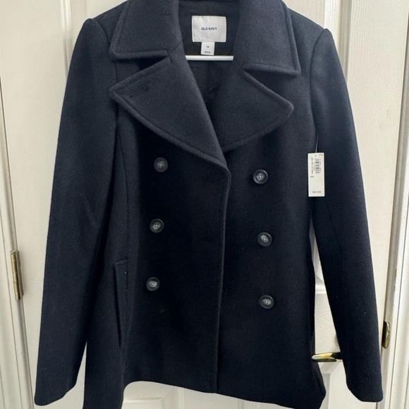 Old Navy Women's Black Peacoat - Picture 1 of 9